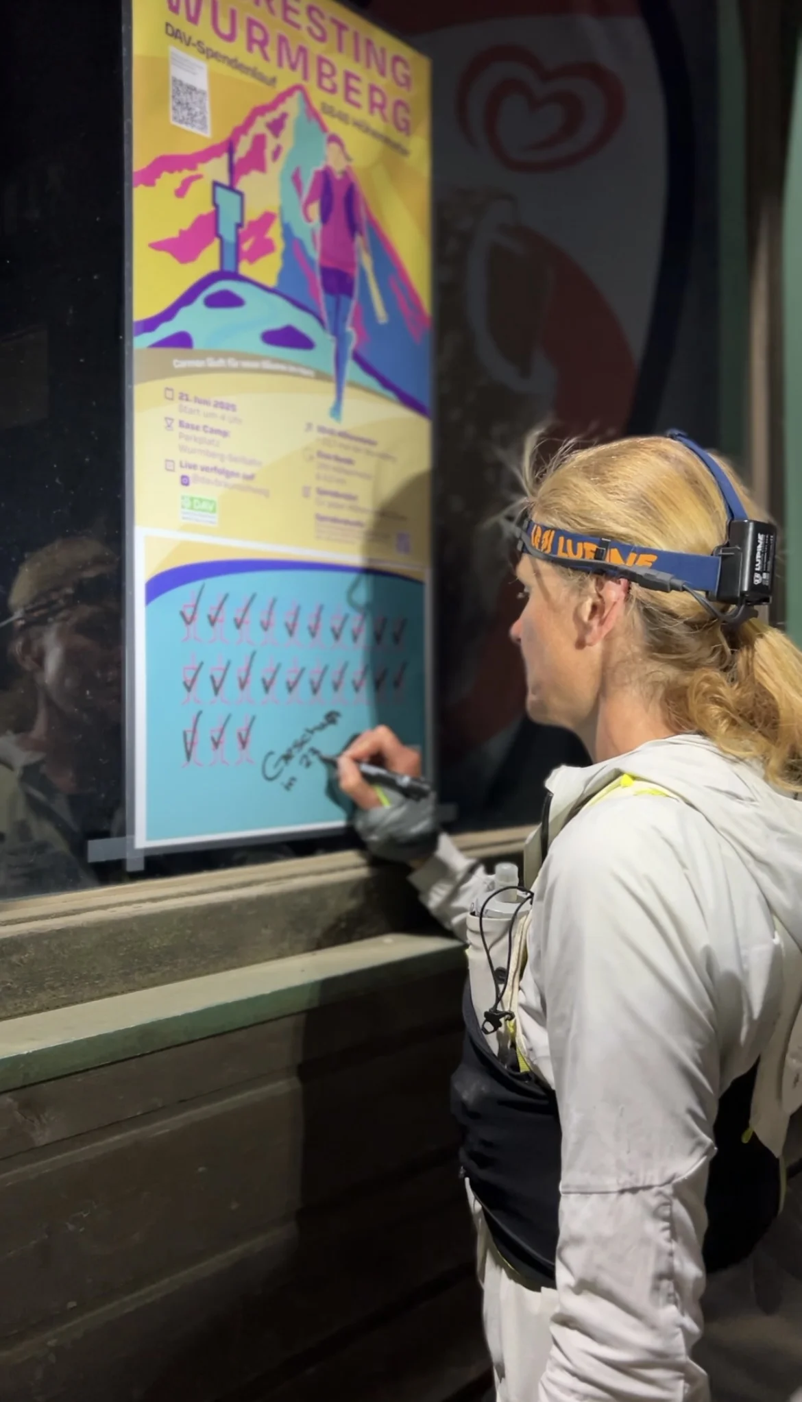 Geschafft - ein letztes Mal Abhaken mit Carmen | © Jana Weinert