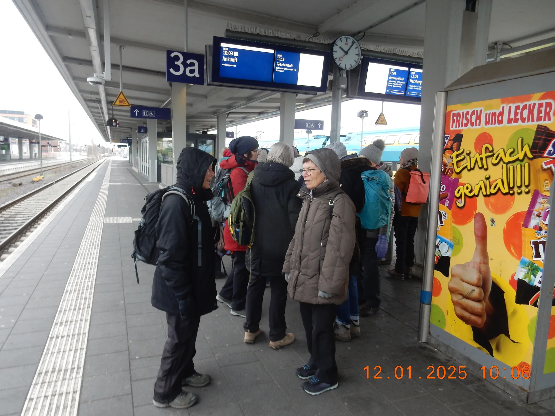 Bhf_BS_Gleis | © copyright/DAV BS WG/Helmut Eidam