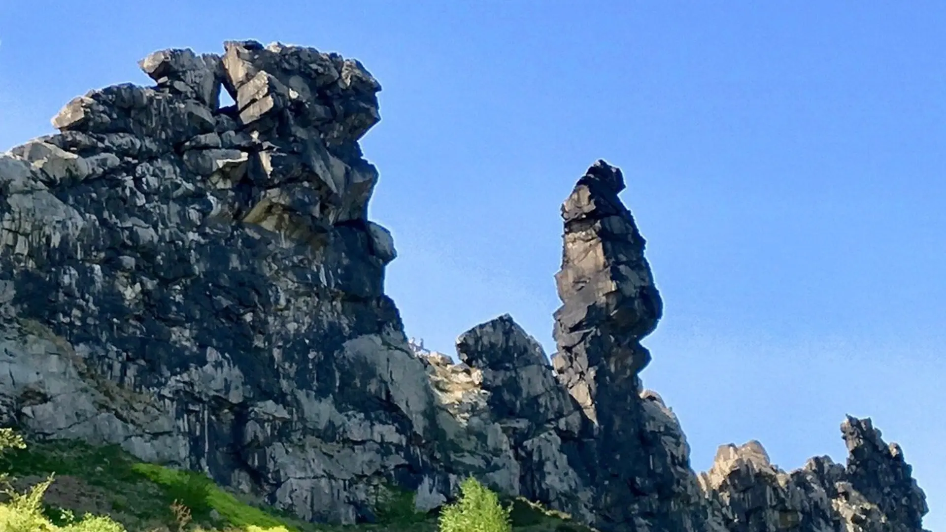 Teufelsmauer | © copyright/DAV BS WG/Sabine Radomski