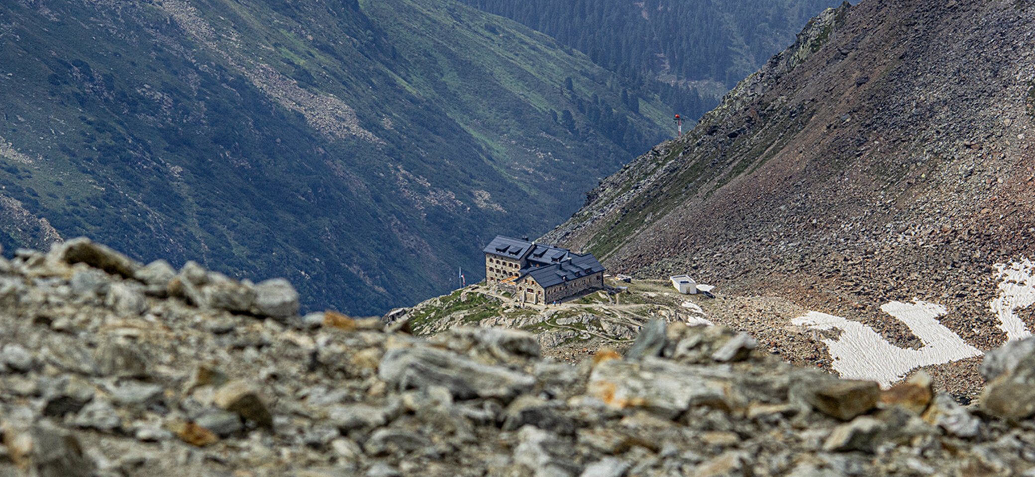 Blick auf die Hütte | © Melanie Neurauter